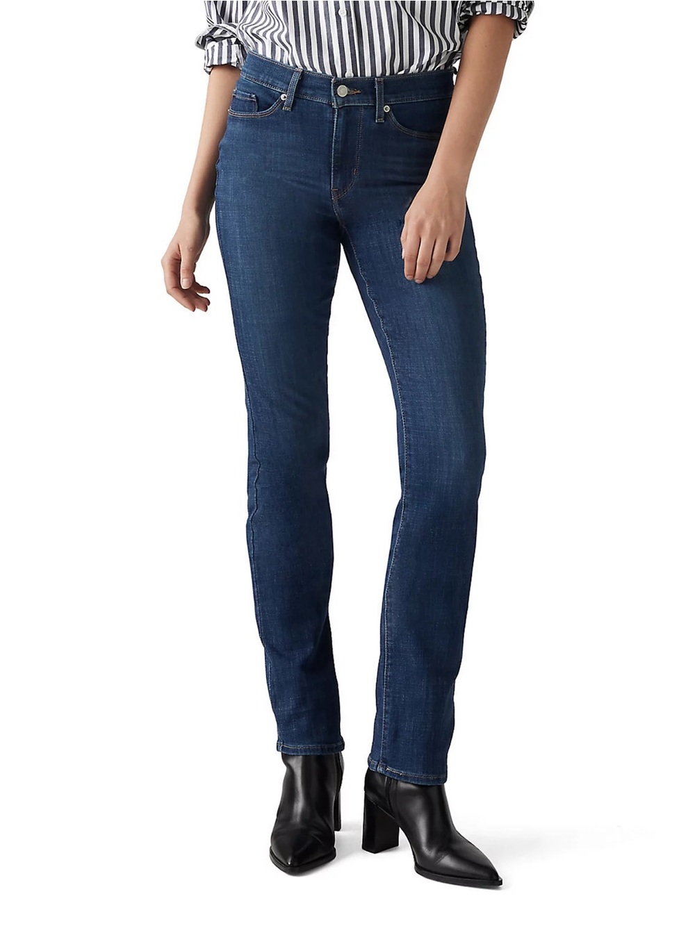 Levi’s Classic Denim Straight-Leg Jeans Size 4